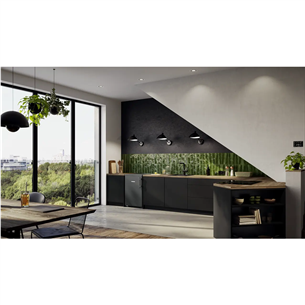 Liebherr, 125 L, aukštis 85 cm, tamsiai pilkas - Šaldytuvas