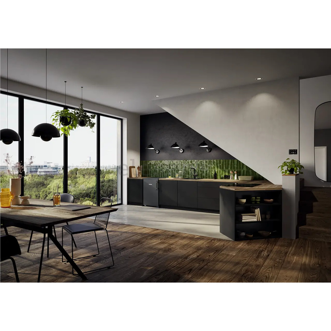 Liebherr, 125 L, aukštis 85 cm, tamsiai pilkas - Šaldytuvas