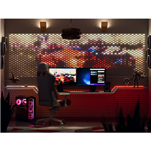 Twinkly Matrix, 100 x 100 см, RGB, прозрачный - Cветодиодная штора