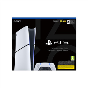 Sony PlayStation 5 Slim Digital, 825 ГБ, белый - Консоль