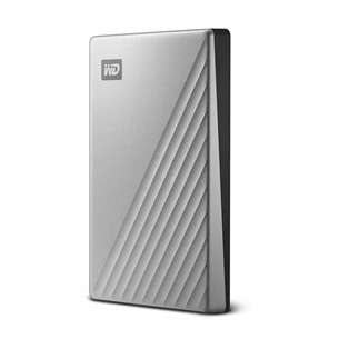 Western Digital My Passport Ultra, 2 TB, USB-C, sidabro spalvos - Išorinis kietasis diskas