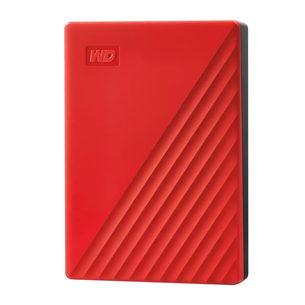 Western Digital My Passport, 6 TB, красный - Внешний жесткий диск WDBR9S0060BRD-WESN