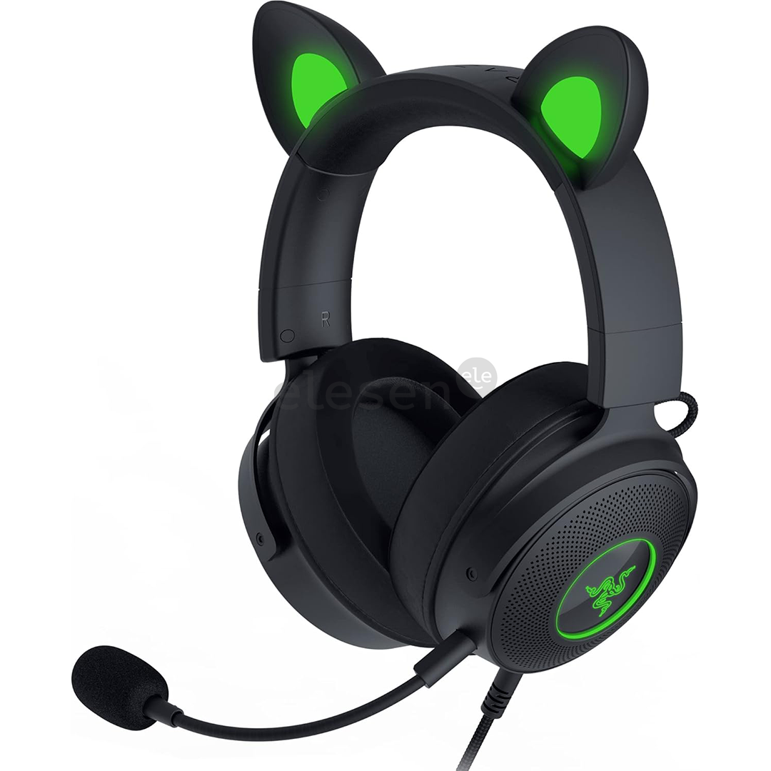 Razer Kraken Kitty V2 Pro, juodos - Ausinės