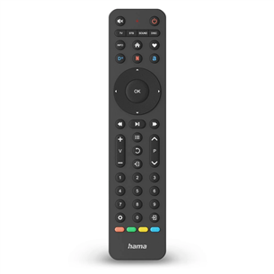 Hama 4-in-1 Universal TV Remote Control, black - Universal remote control 00221053
