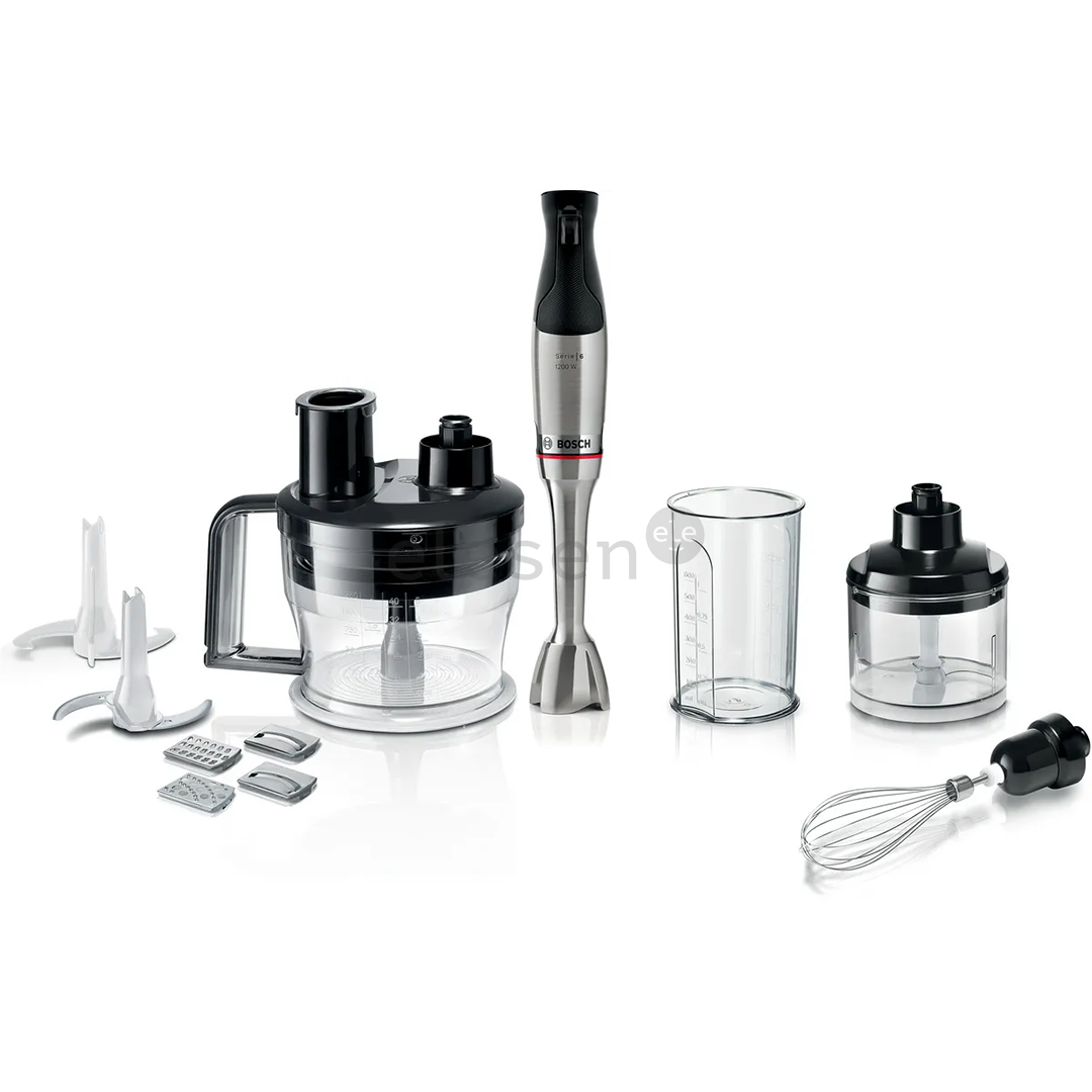Bosch ErgoMaster, Series 6, 1200 W, stainless steel - Hand blender