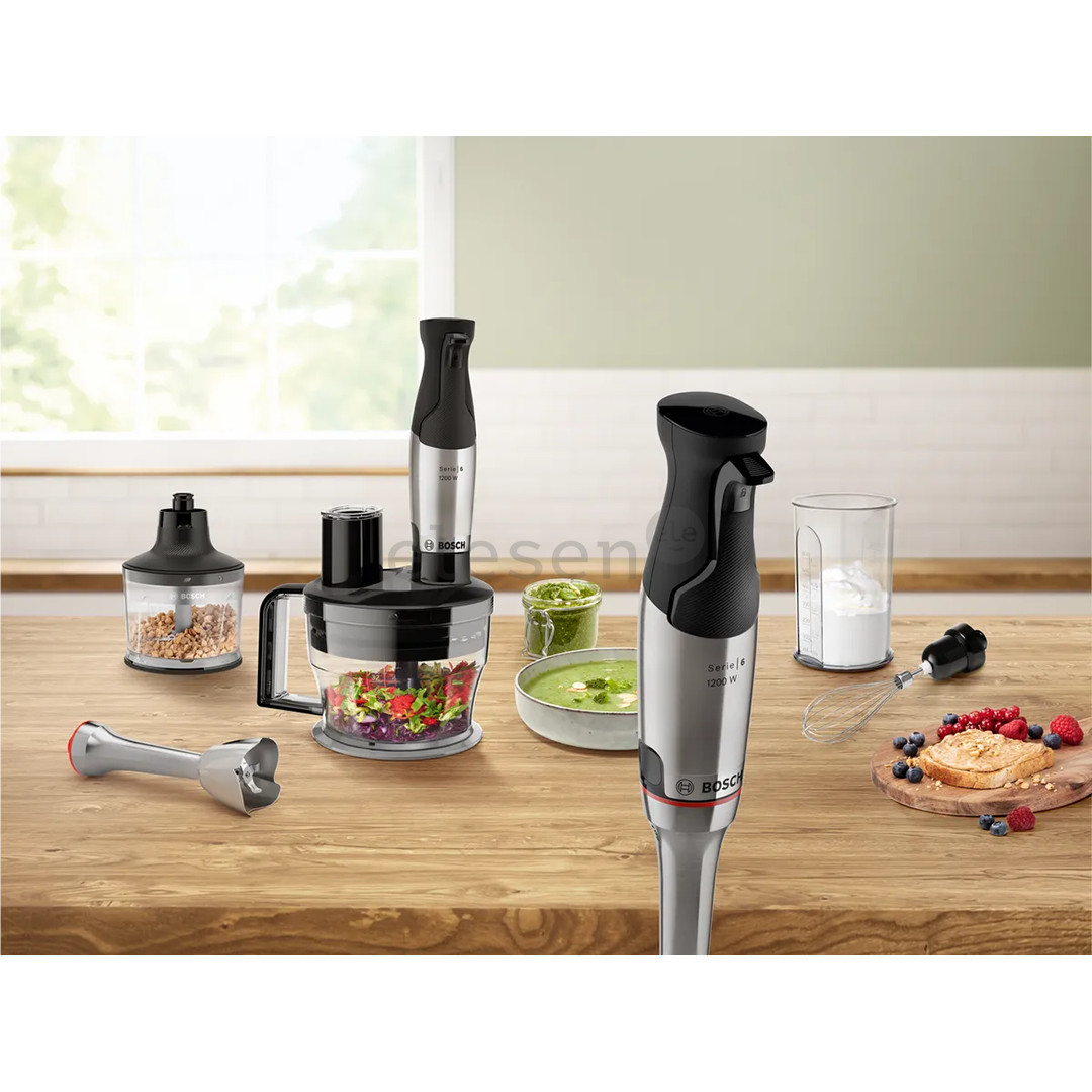 Bosch ErgoMaster, Series 6, 1200 W, stainless steel - Hand blender