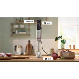 Bosch ErgoMaster, Series 6, 1200 W, stainless steel - Hand blender