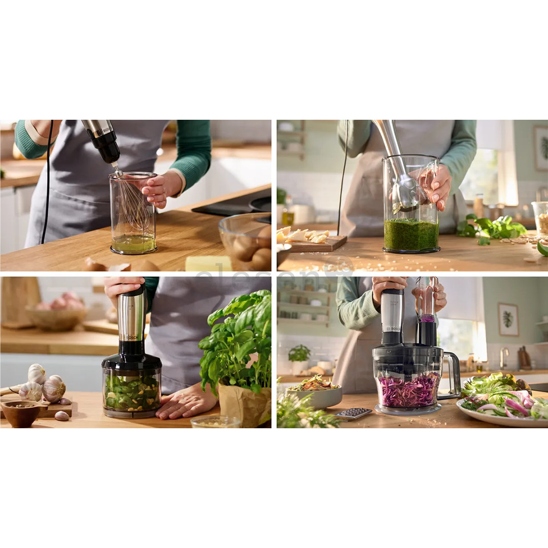 Bosch ErgoMaster, Series 6, 1200 W, stainless steel - Hand blender