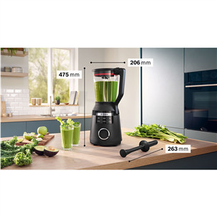 Bosch VitaPower, 1800 W, black - High performance blender