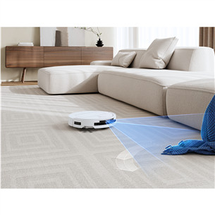 Ecovacs Deebot T50 PRO OMNI Gen2, Wet & Dry, baltas - Dulkių siurblys robotas