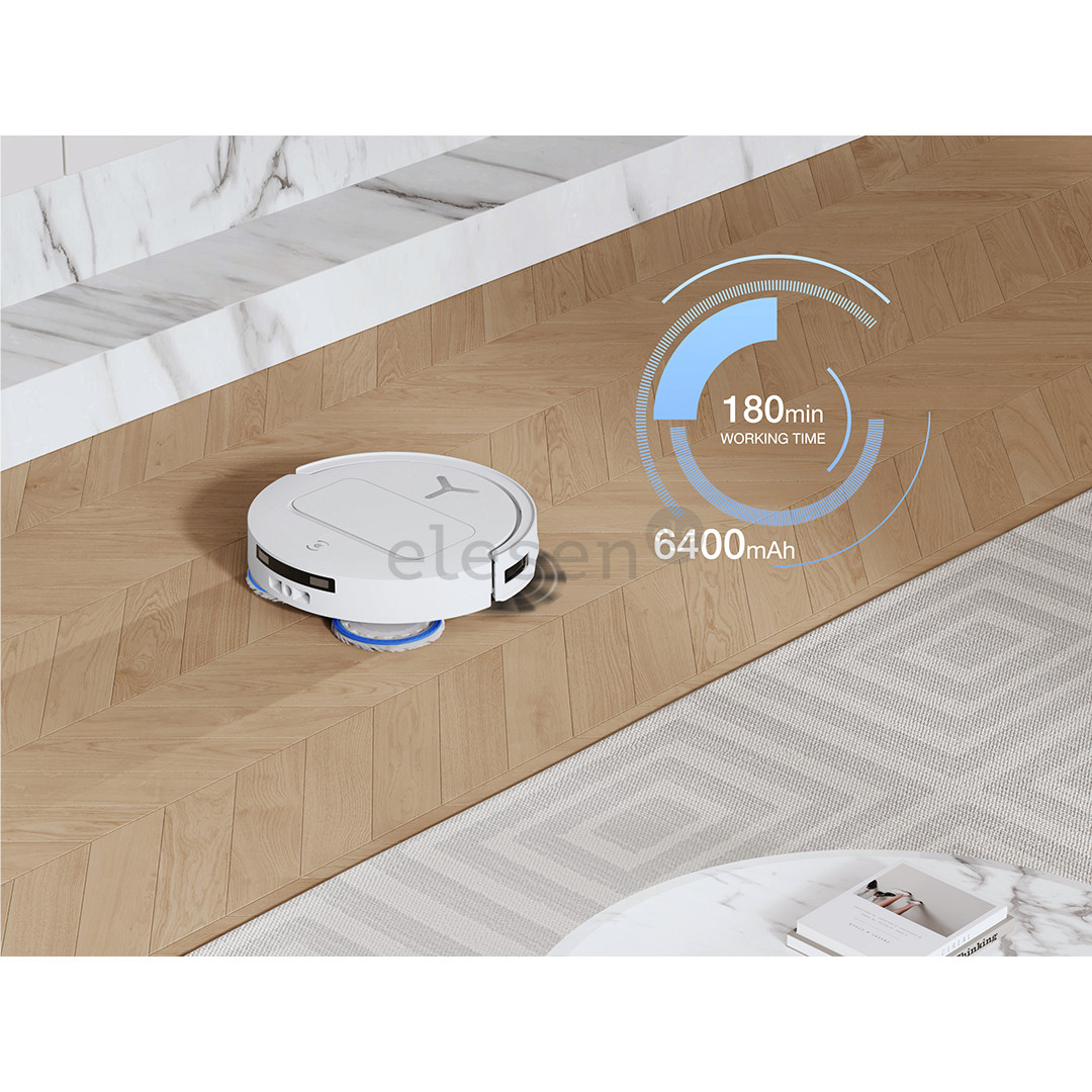 Ecovacs Deebot T50 PRO OMNI Gen2, Wet & Dry, baltas - Dulkių siurblys robotas