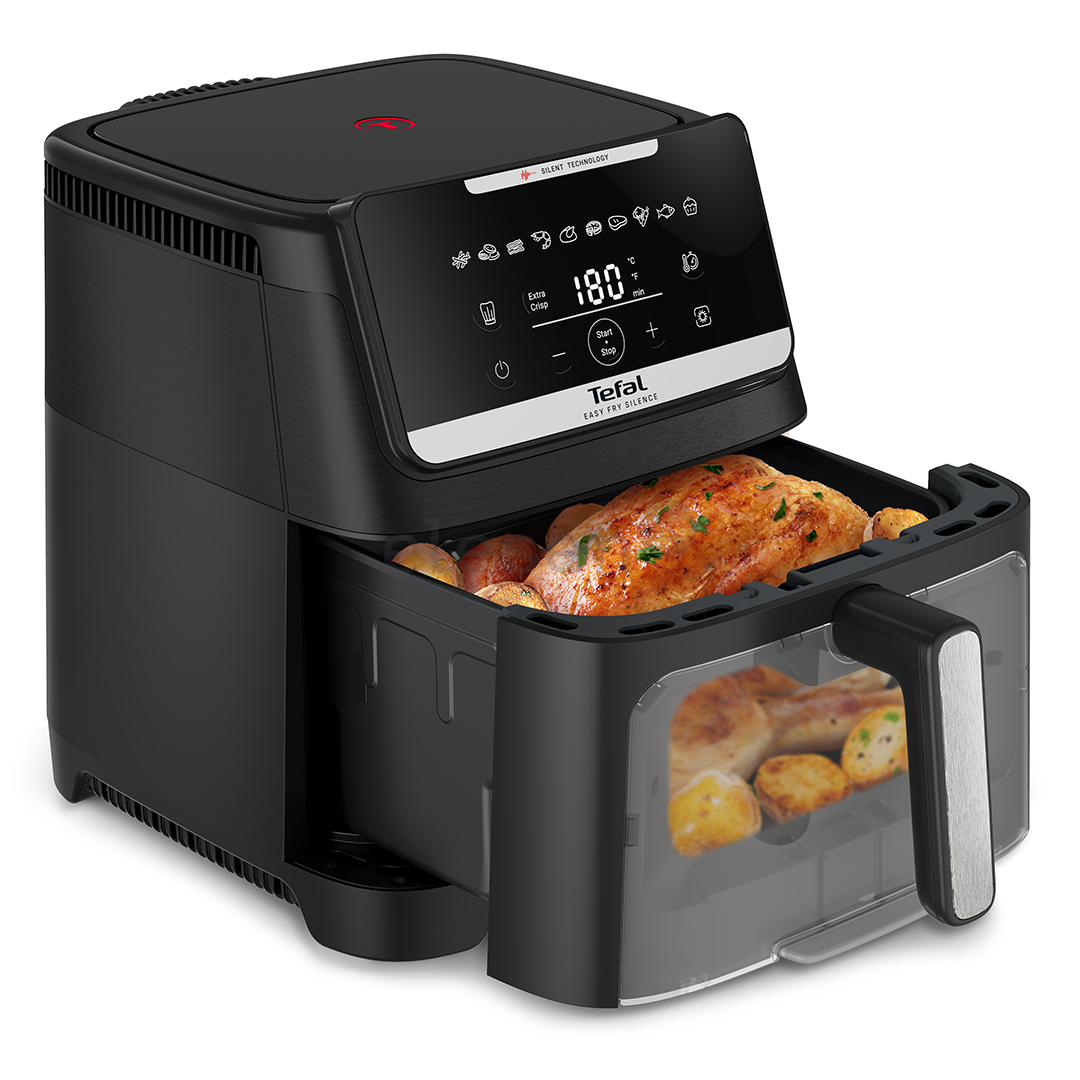 Tefal Easy Fry Silence, 1800 W, 7 L, black - Air fryer