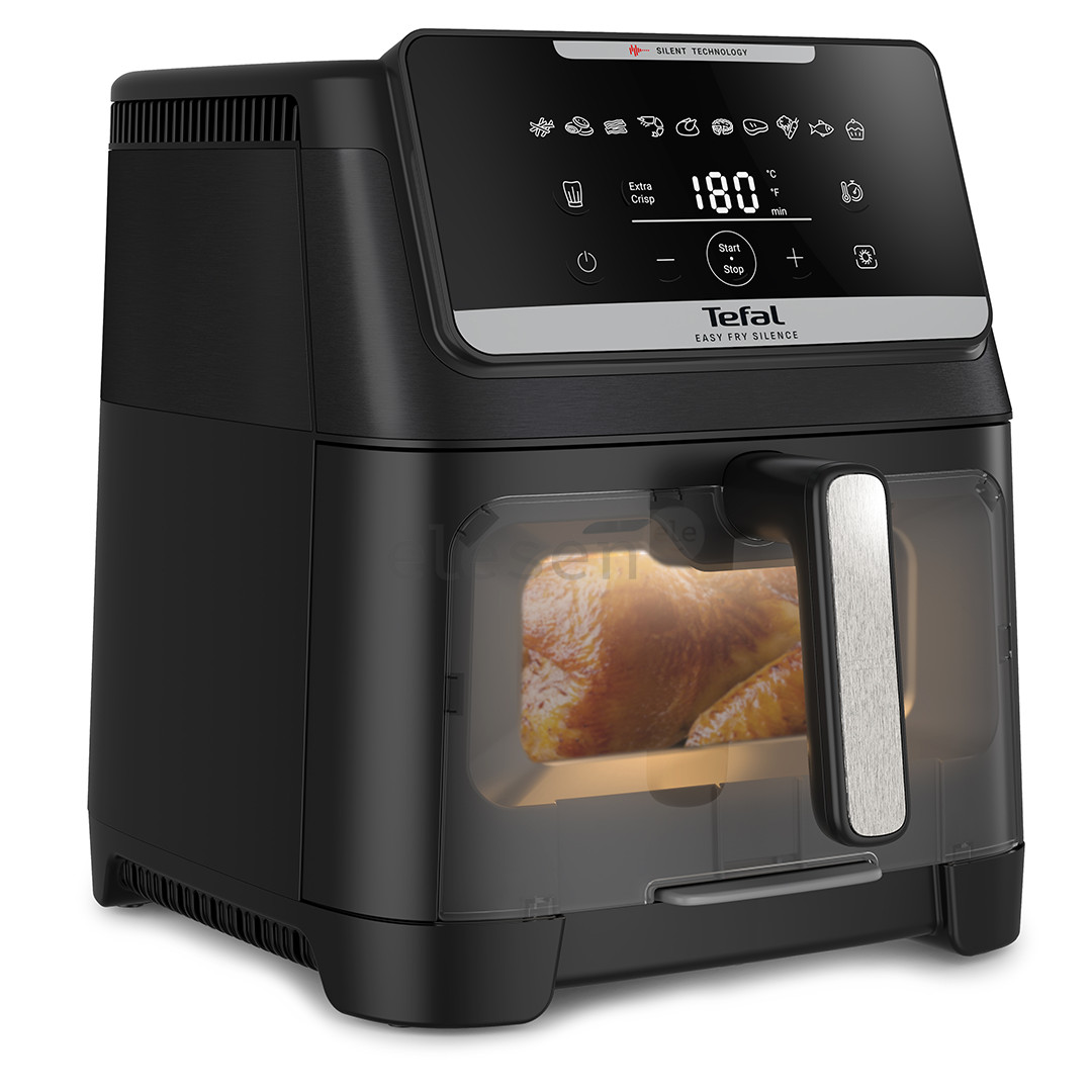 Tefal Easy Fry Silence, 1800 W, 7 L, juoda - Karšto oro gruzdintuvė