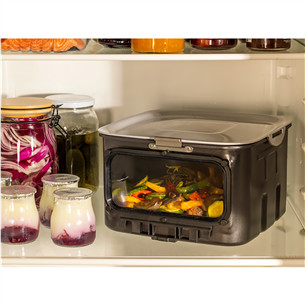 Tefal Easy Fry Silence, 1800 W, 7 L, juoda - Karšto oro gruzdintuvė