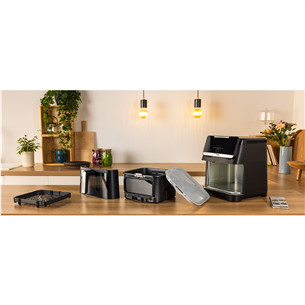 Tefal Easy Fry Silence, 1800 W, 7 L, juoda - Karšto oro gruzdintuvė