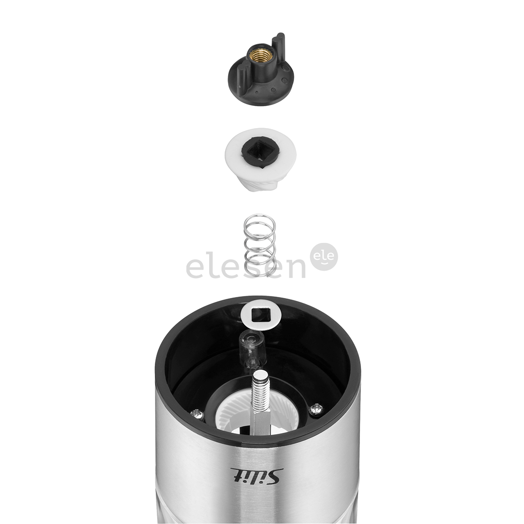 Silit, stainless steel - Salt and pepper grinders