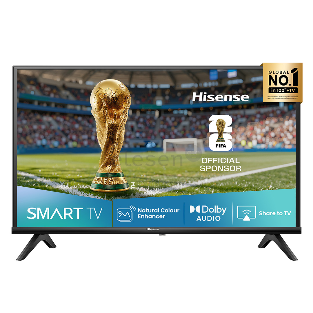 Hisense A4Q, 32'', HD, LED LCD, черный - Телевизор