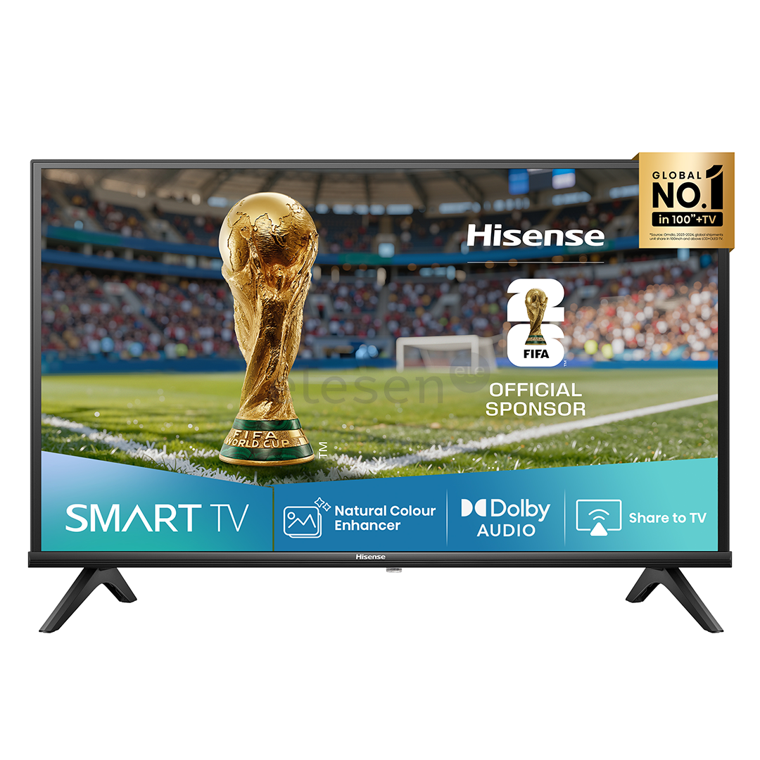 Hisense A4Q, 32'', HD, LED LCD, juodas - Televizorius
