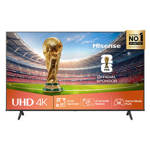 Hisense A6Q, 43'', 4K UHD, LED LCD, juodas - Televizorius 43A6Q