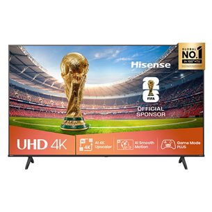 Hisense A6Q, 50'', 4K UHD, LED LCD, juodas - Televizorius 50A6Q