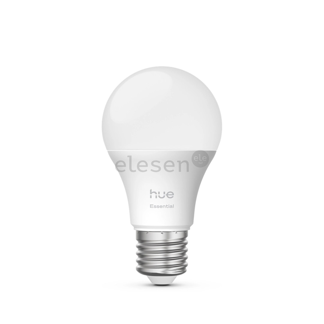 Philips Hue Essential A60, Full Color, E27, 3 vnt., baltos - Išmaniosios lemputės
