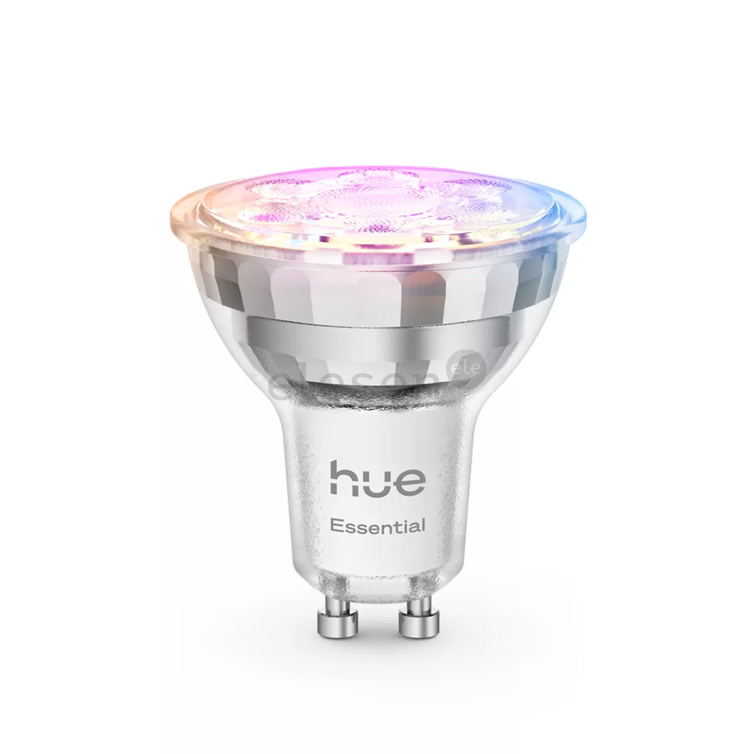 Philips Hue Essential Spot, Full Color, GU10, 3 pc, white - Smart light