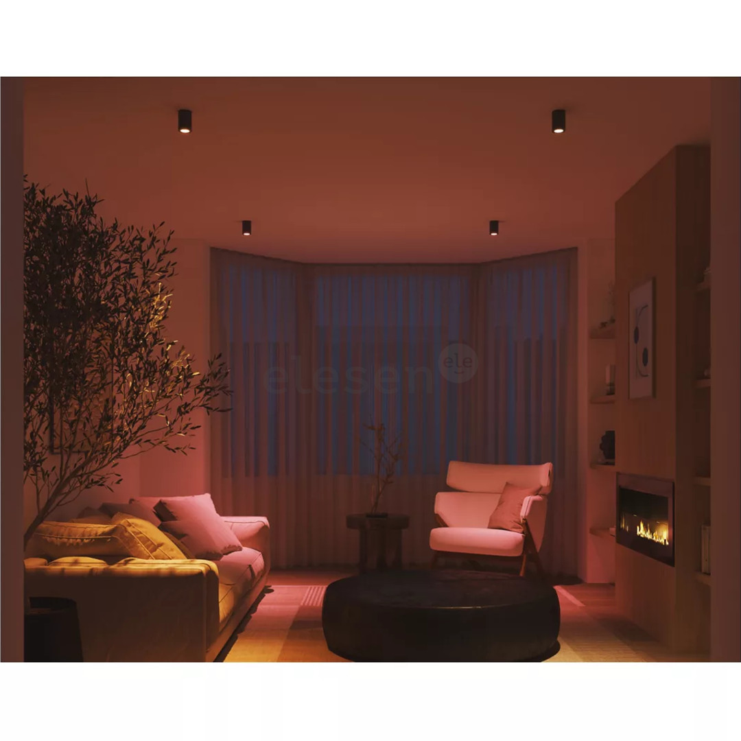 Philips Hue Essential Spot, Full Color, GU10, 3 pc, white - Smart light