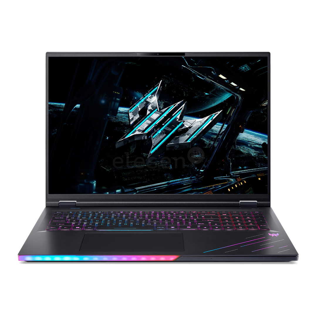 Acer Predator Helios 18 AI, 18'', WQUXGA, Mini-LED, 120 Hz, Ultra 9, 64 GB, 2 TB, RTX 5090, ENG, juodas - Nešiojamasis kompiuteris