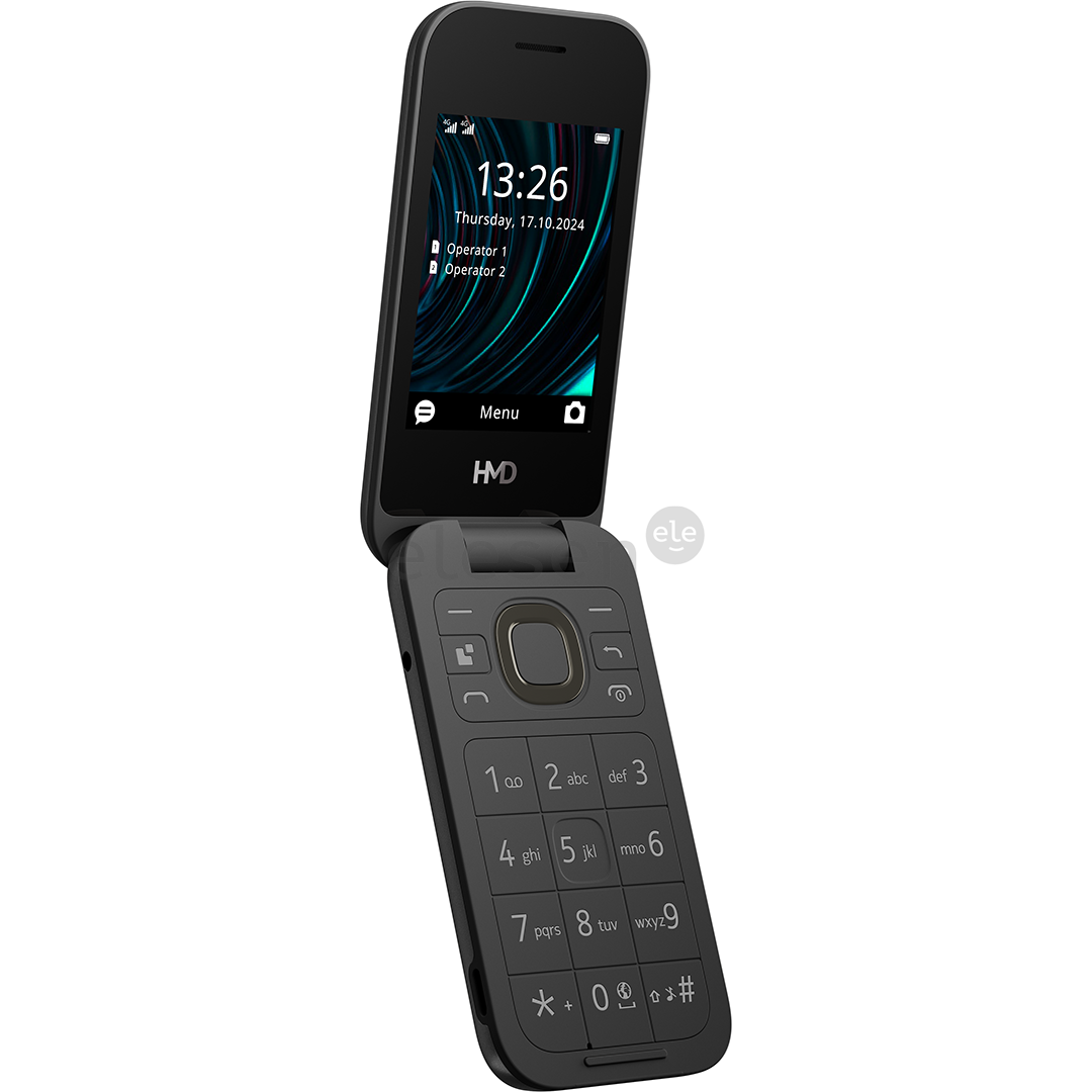 HMD 2660 Flip, черный - Мобильный телефон