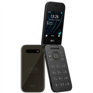HMD 2660 Flip, черный - Мобильный телефон