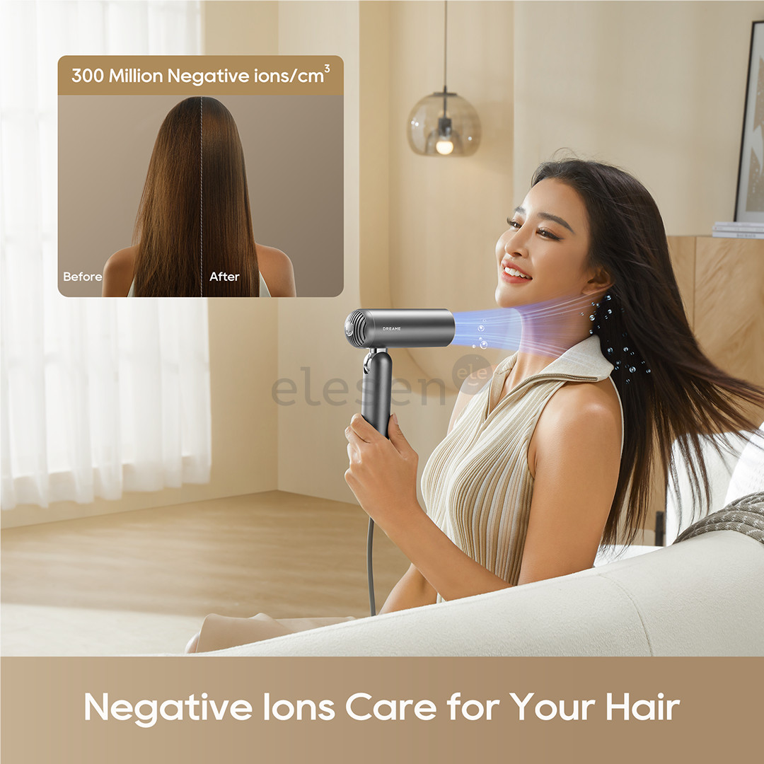 Dreame Pocket Pro, Space Grey, 1300 Вт, серый - Фен