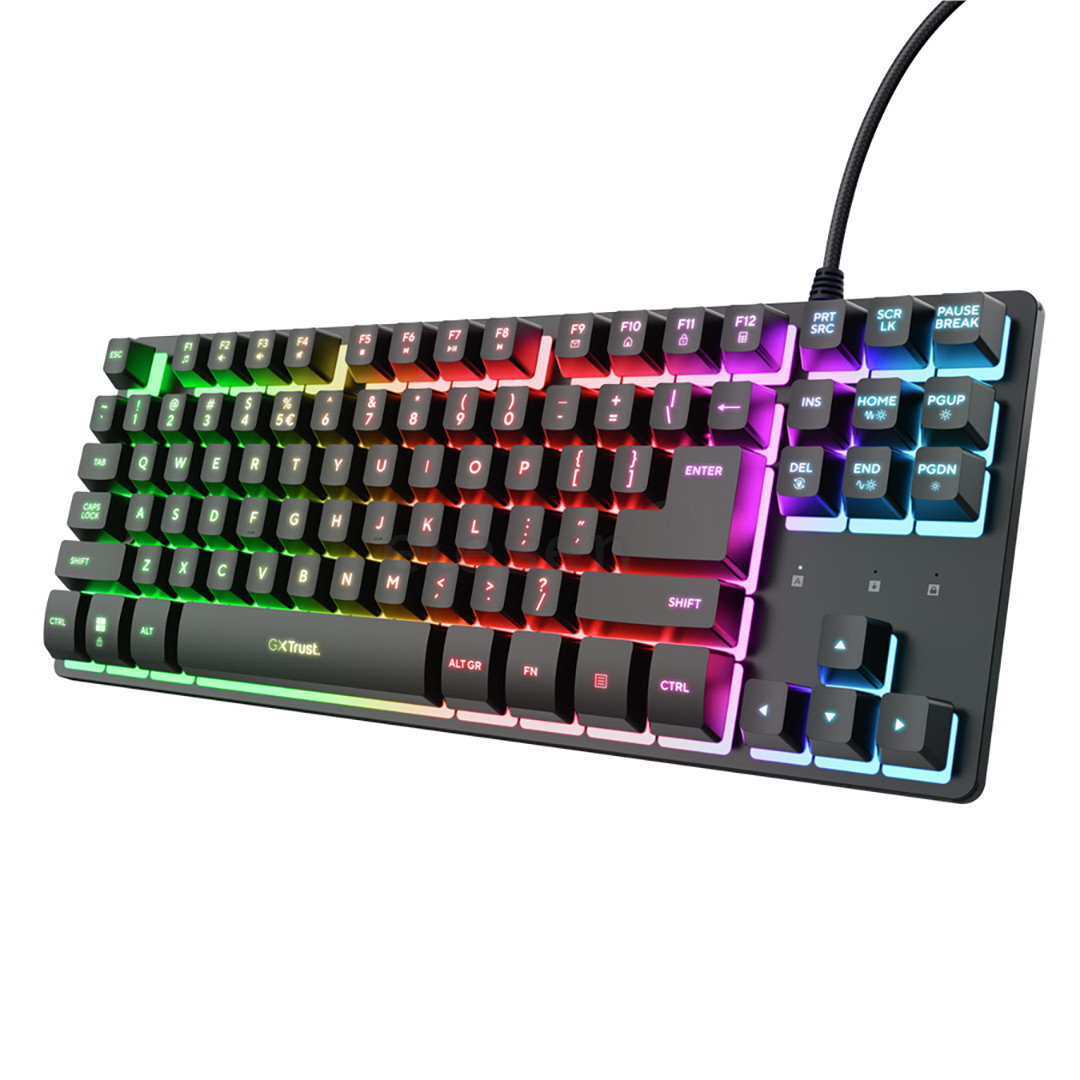 Trust GXT 833 Thado TKL, US, black - Keyboard