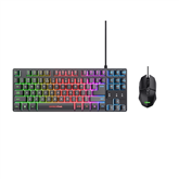 Trust GXT 798 2-in1 Gaming Set, US, juoda - Klaviatūra ir pelė