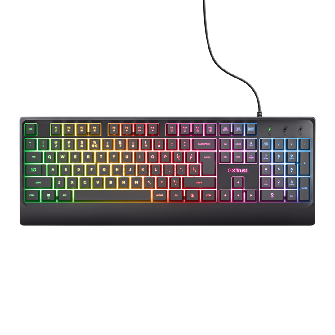 Trust GXT 792 Quadrox 4-in-1 Gaming Bundle, US, juodas - Komplektas