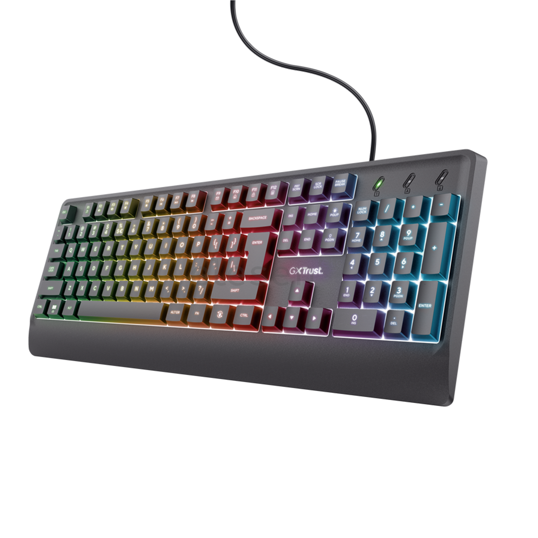 Trust GXT 792 Quadrox 4-in-1 Gaming Bundle, US, juodas - Komplektas