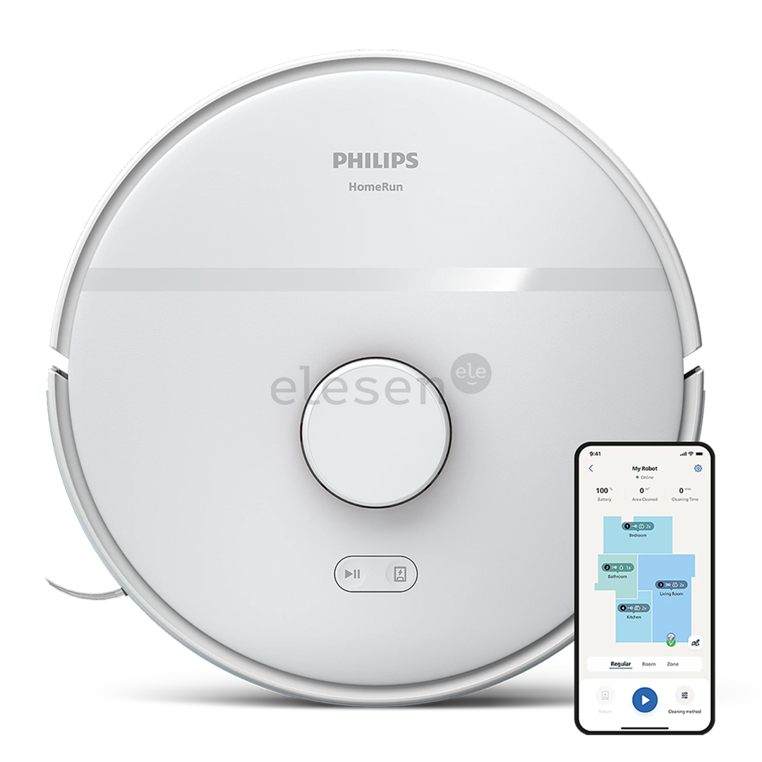 Philips 2000 Series, wet & dry, white - Robot vacuum cleaner