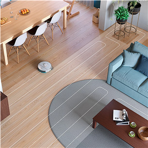 Philips 2000 Series, wet & dry, baltas - Dulkių siurblys robotas