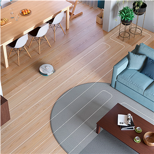 Philips 2000 Series, wet & dry, white - Robot vacuum cleaner