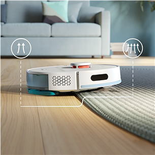 Philips 2000 Series, wet & dry, white - Robot vacuum cleaner