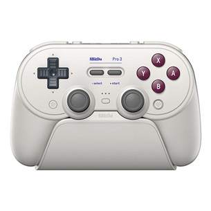 8BitDo Pro 3, baltas - Žaidimų pultelis