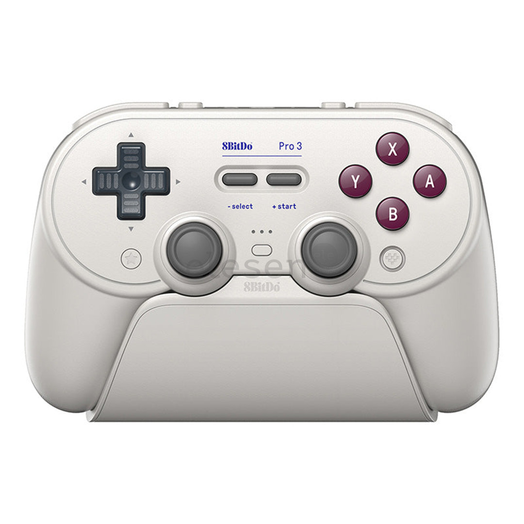 8BitDo Pro 3, baltas - Žaidimų pultelis