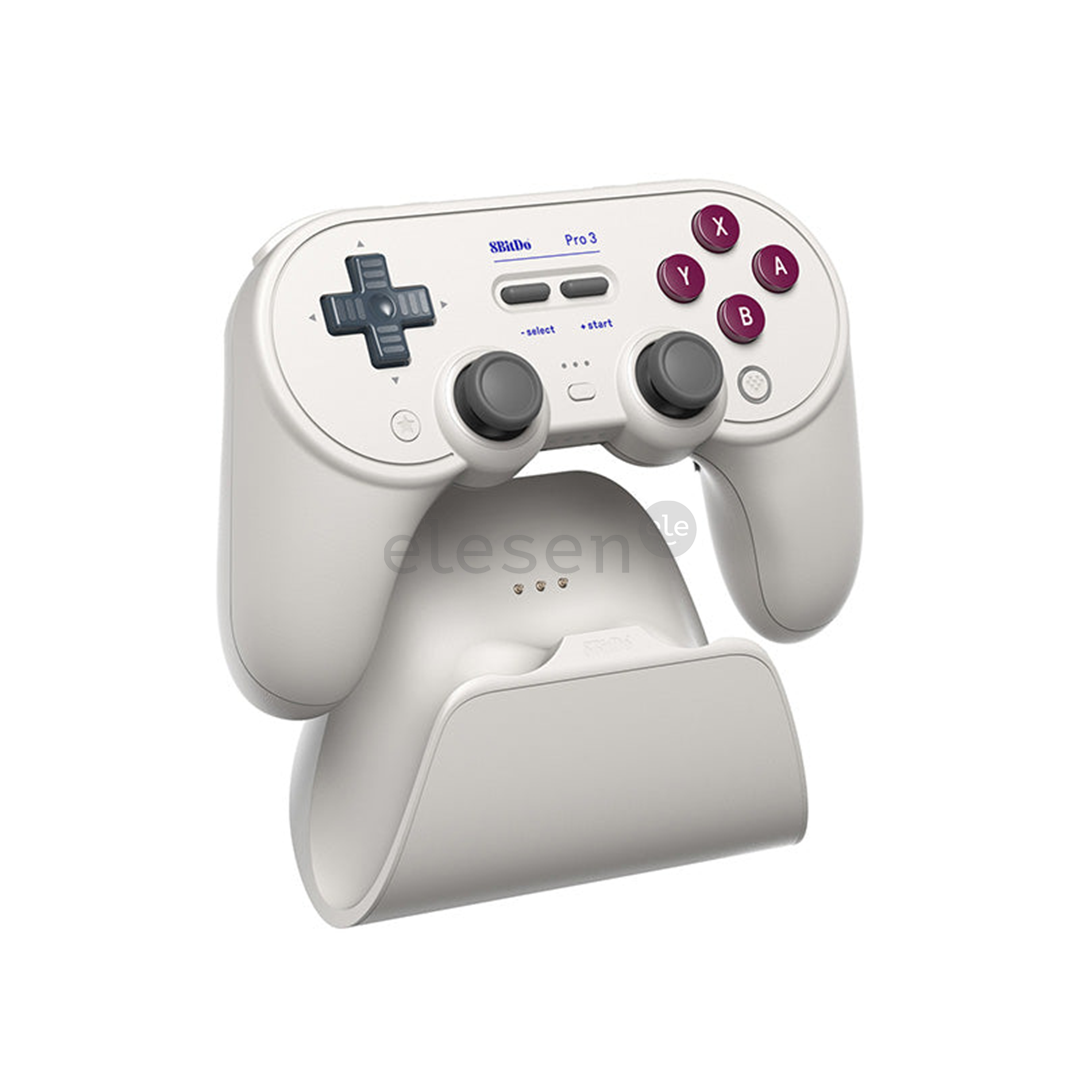 8BitDo Pro 3, baltas - Žaidimų pultelis