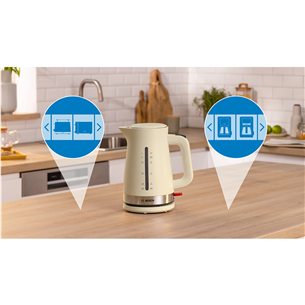 Bosch MyMoment, 2400 W, 1.7 L, beige - Kettle