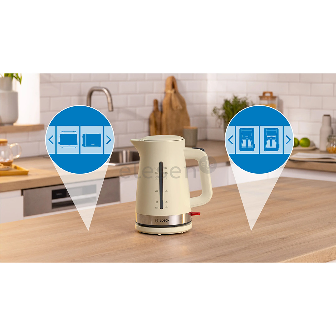 Bosch MyMoment, 2400 W, 1.7 L, beige - Kettle