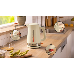 Bosch MyMoment, 2400 W, 1.7 L, beige - Kettle