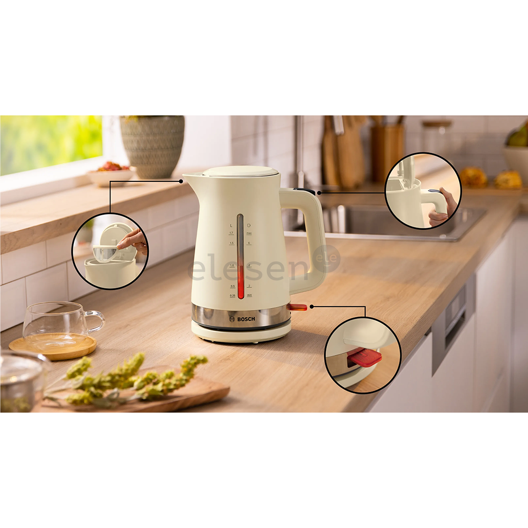 Bosch MyMoment, 2400 W, 1.7 L, beige - Kettle