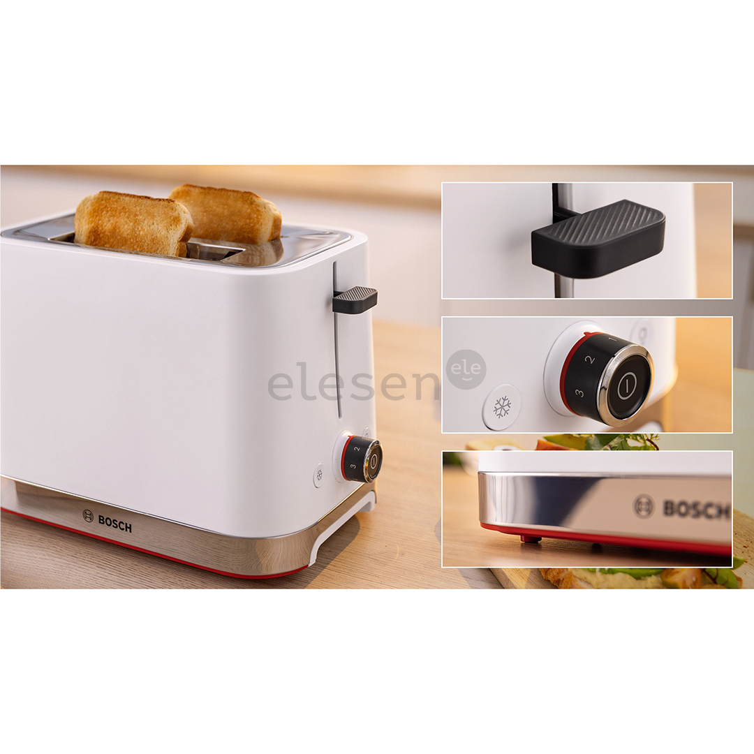 Bosch MyMoment, 950 W, white - Toaster