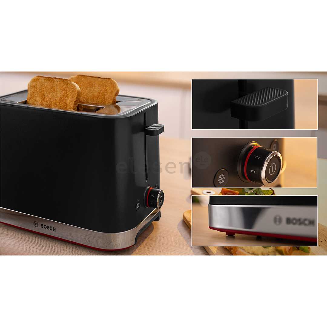 Bosch MyMoment, 950 W, black - Toaster