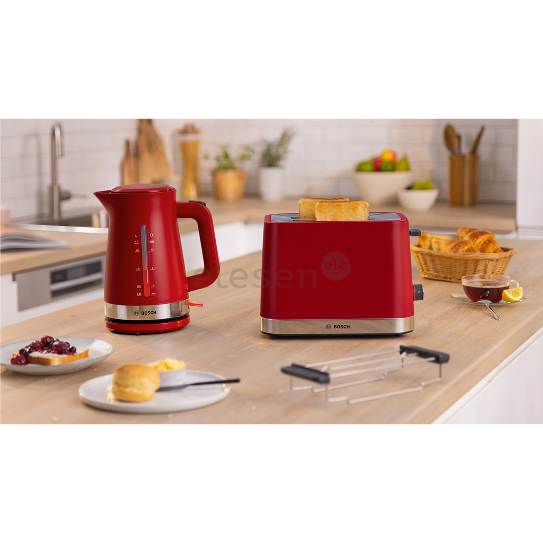 Bosch MyMoment, 2400 W, 1.7 L, red - Kettle