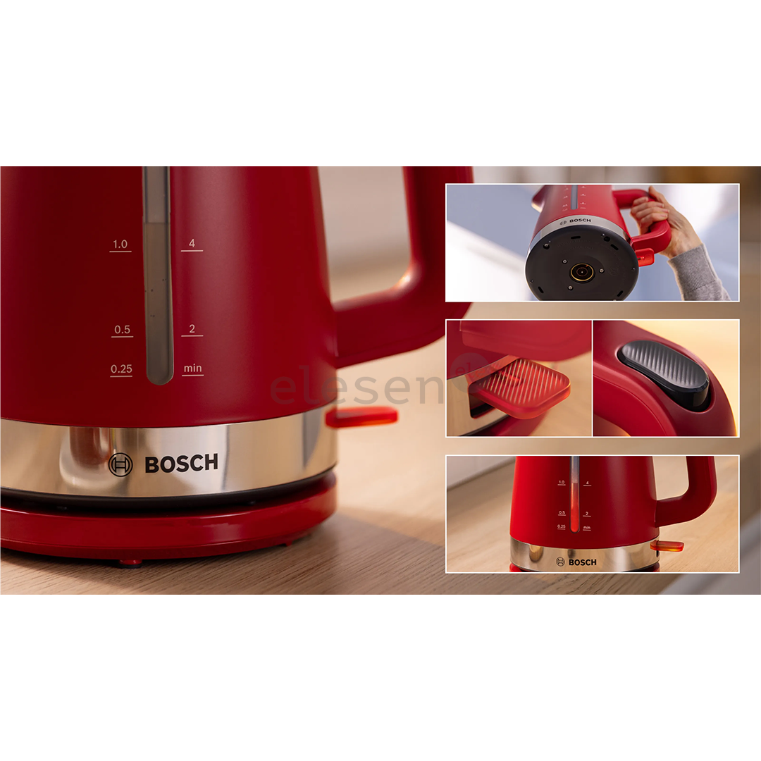 Bosch MyMoment, 2400 W, 1.7 L, red - Kettle